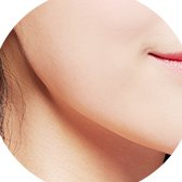 뺨 부위 — 광고용 이미지 모델